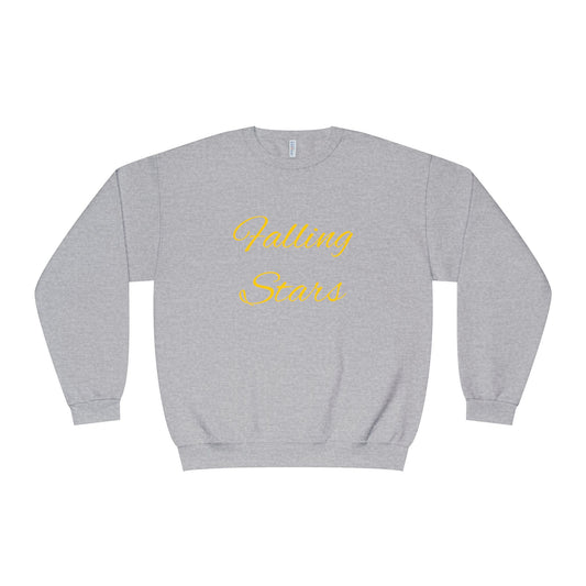 Gray Falling Stars Crewneck