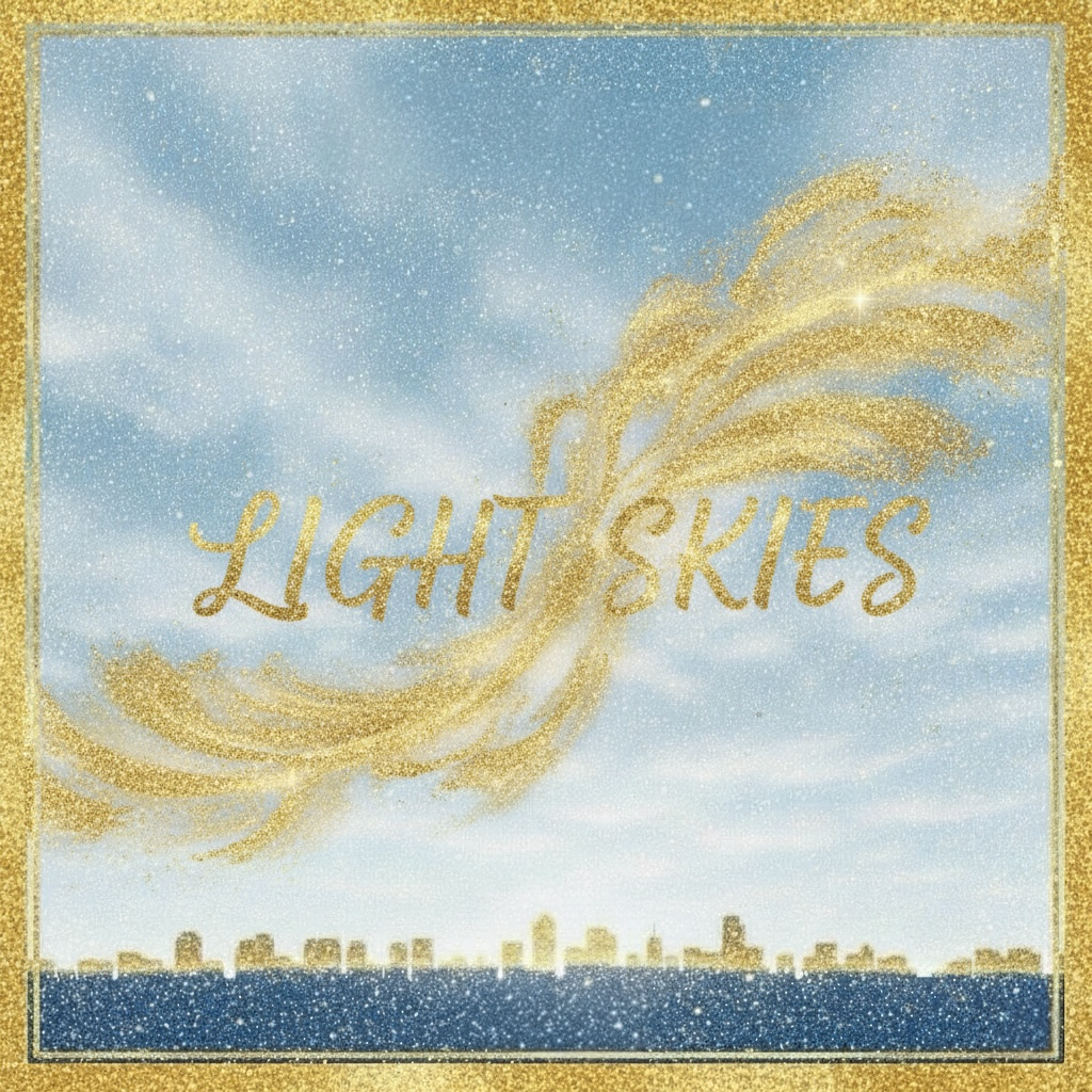 Light Skies Light Blue Cover T-Shirt