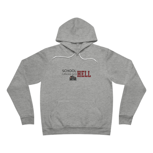 School Turning Into Hell Hoodie
